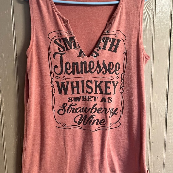 Tops - Smooth Tennessee Whiskey Women's Pink Tank Top